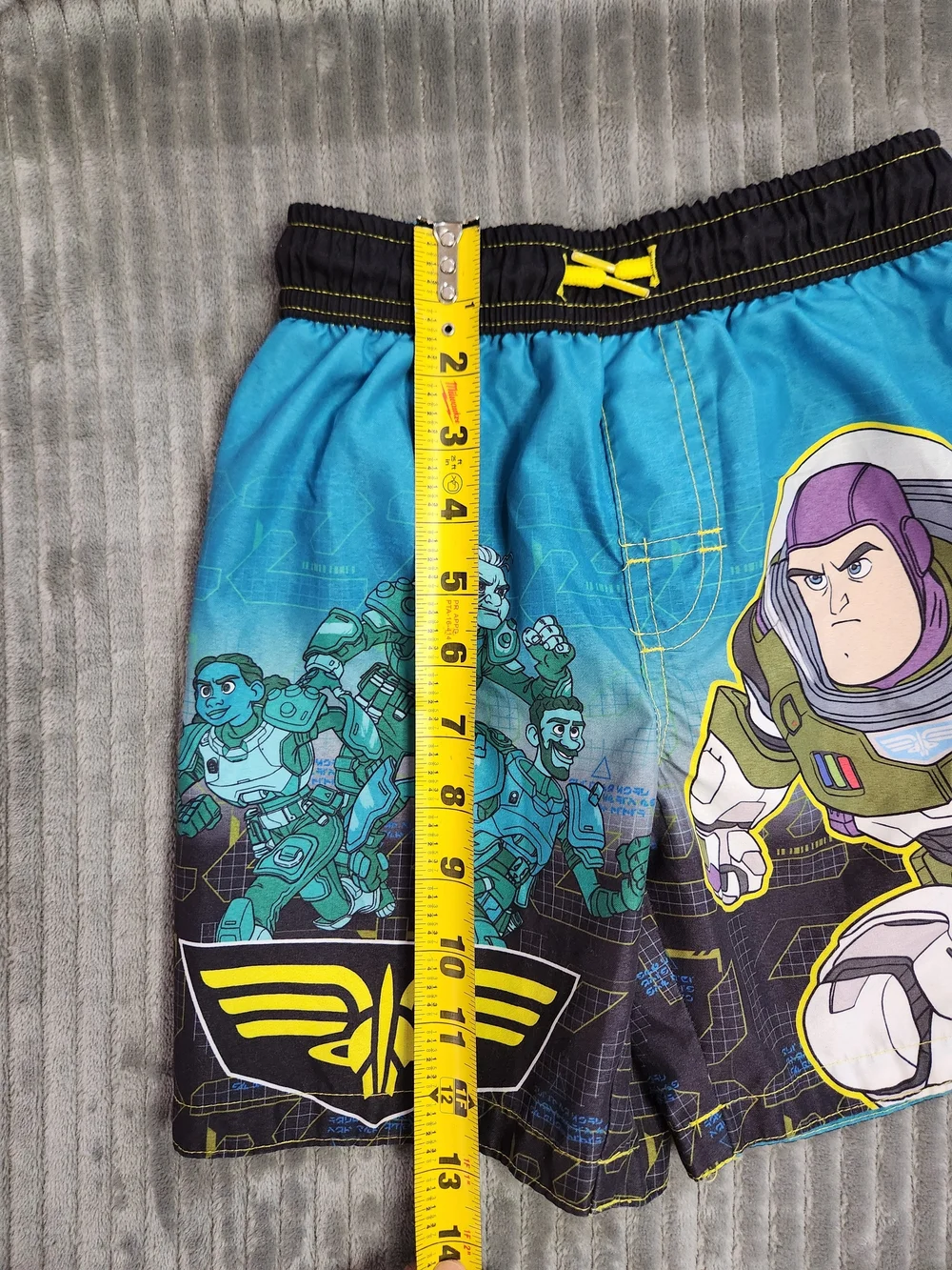 Buzz Lightyear Graphic Swim Shorts for Kids Blue Toy story size 4 swim trunks